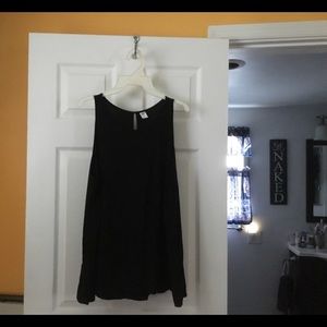 Old Navy Black Tunic Swing Top XXL